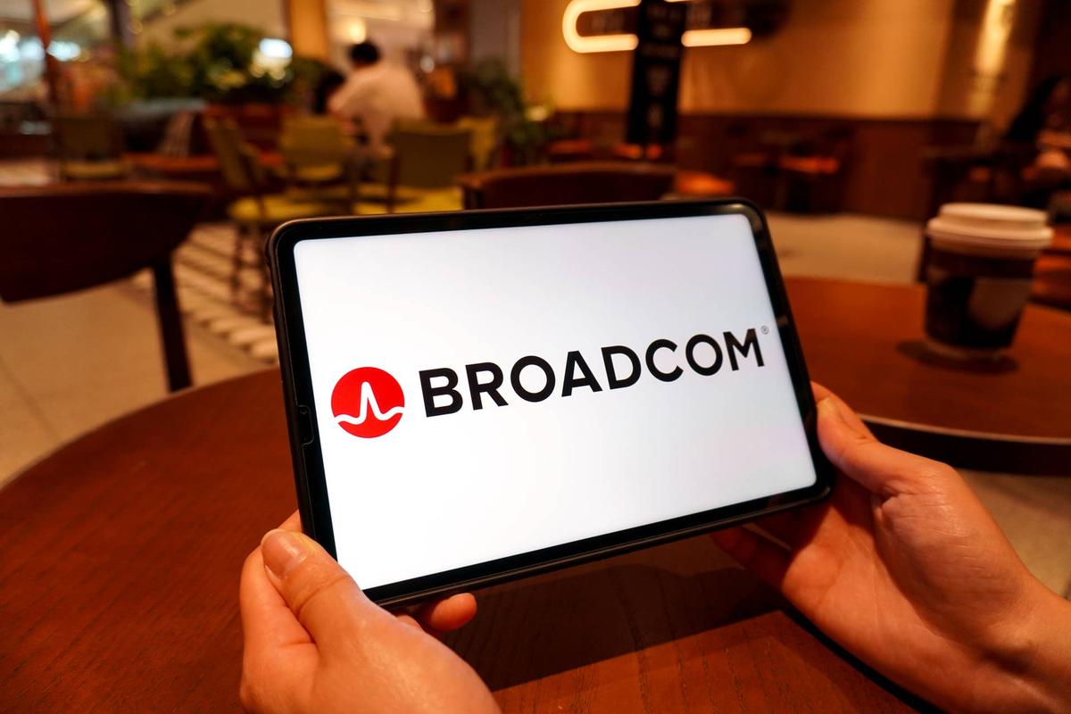  Broadcom stock closed at $418.91 a share on June 4. Getty Images