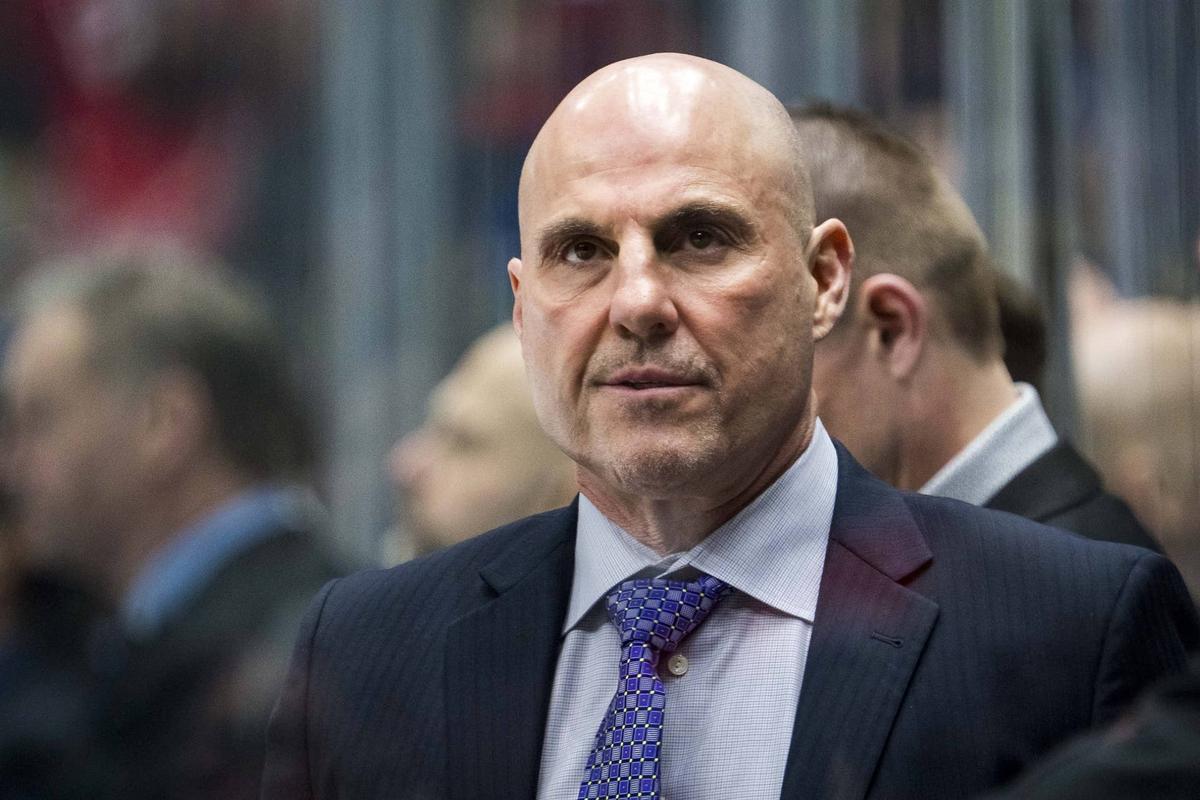  Philadelphia Flyers head coach Rick Tocchet looks on from the bench. Bob Frid-Imagn Images 