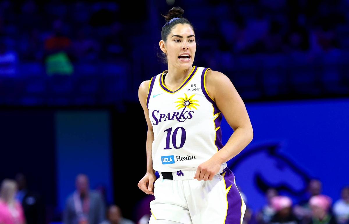  Los Angeles Sparks guard Kelsey Plum (10) Kevin Jairaj-Imagn Images