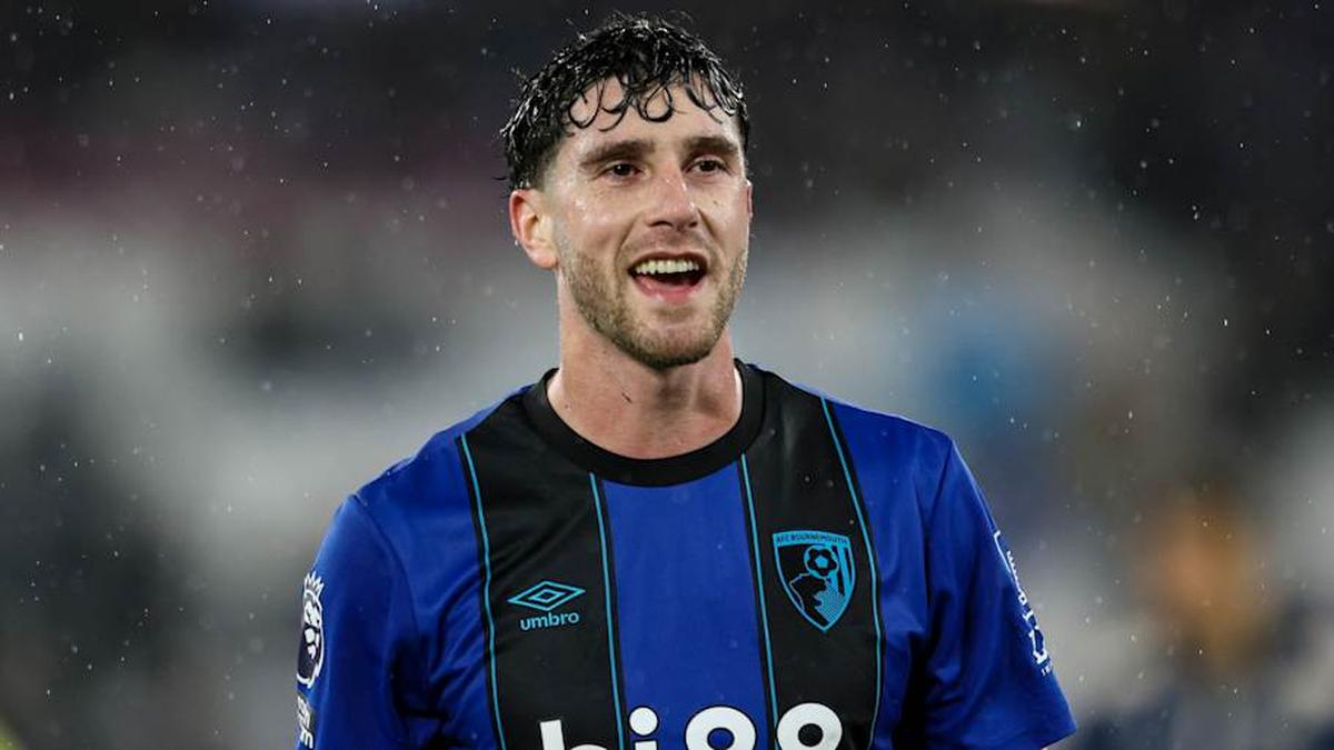 Marcos Senesi will be available on a free transfer this summer. | Robin Jones/AFC Bournemouth/Getty Images 