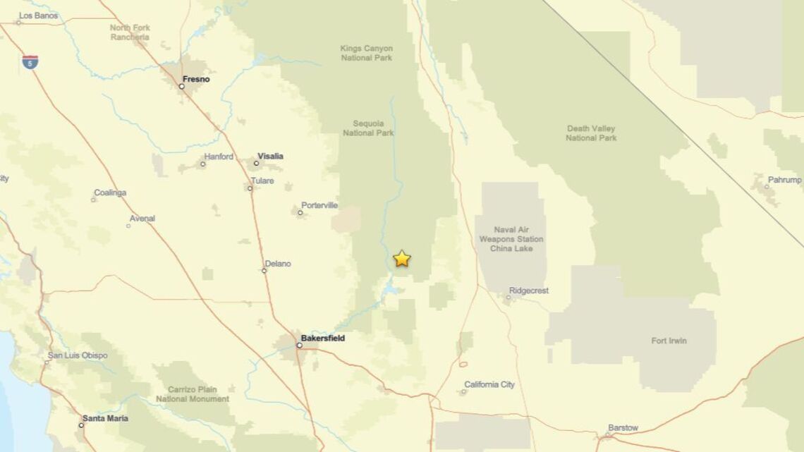Update: Earthquake of 2.4 magnitude recorded near Kernville, CA on Oct. 21 