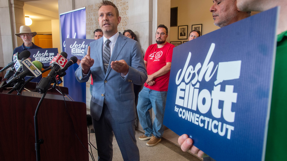 Former Connecticut House leaders blast gubernatorial candidate Josh Elliott. He says ‘character assassination' detracts from issues 
