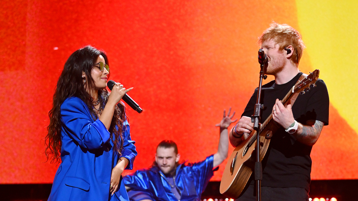 Camila Cabello Makes Rare Surprise Appearance at Ed Sheeran's NJ Concert 
