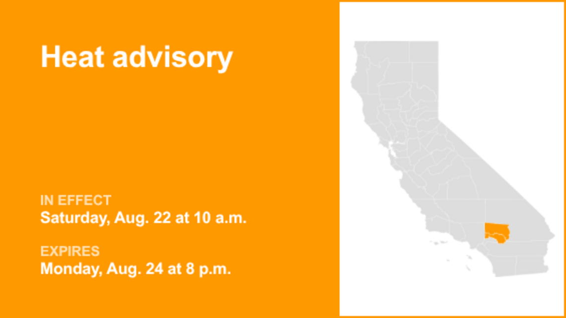 UPDATE: Heat advisory in place for San Bernardino County Mountains until Tuesday morning 