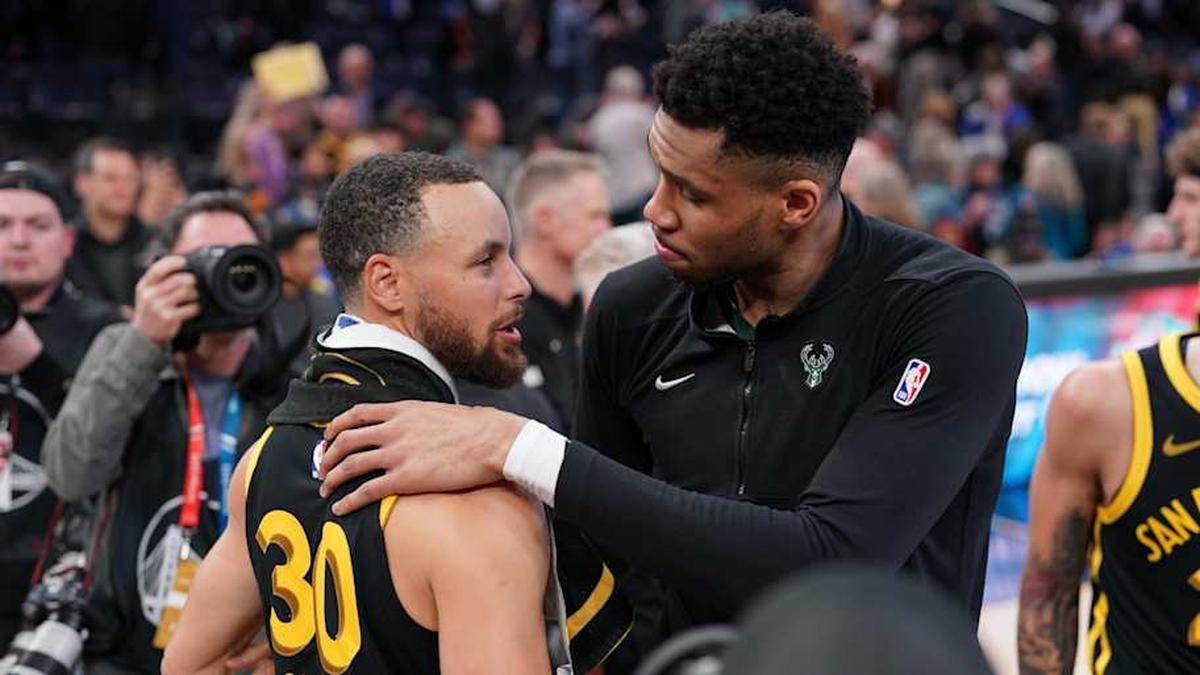  Steph Curry and Giannis Antetokounmpo would make for a formidable offensive duo. | Cary Edmondson-Imagn Images 