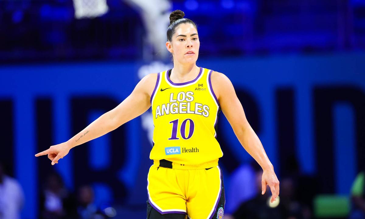  Los Angeles Sparks guard Kelsey Plum Kevin Jairaj-Imagn Images