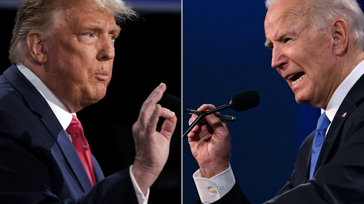 Donald Trump and President Joe Biden will faceoff again again in November, following primary victories Tuesday, March 12, 2024. (Brendan Smialowski and Jim Watson/AFP via Getty Images/TNS)