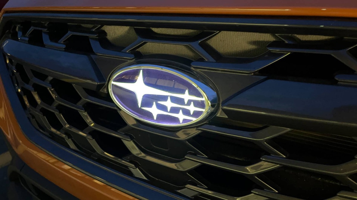  Subaru illuminated badge Joel Stocksdale