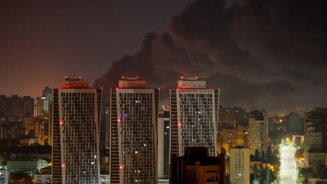 Russia says it launched 'massive' strikes on Kyiv, other areas of Ukraine 