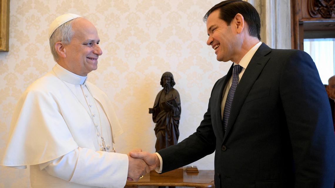 Rubio expects 'frank' meeting with pope as Trump takes fresh potshots at Leo 