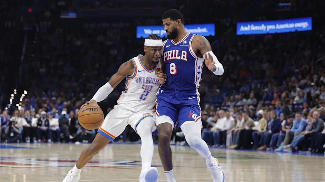  By trading Paul George to the Clippers in 2019, the Thunder added to their treasure trove of assets with a slew of draft picks and future MVP Shai Gilgeous-Alexander. | Alonzo Adams-Imagn Images 