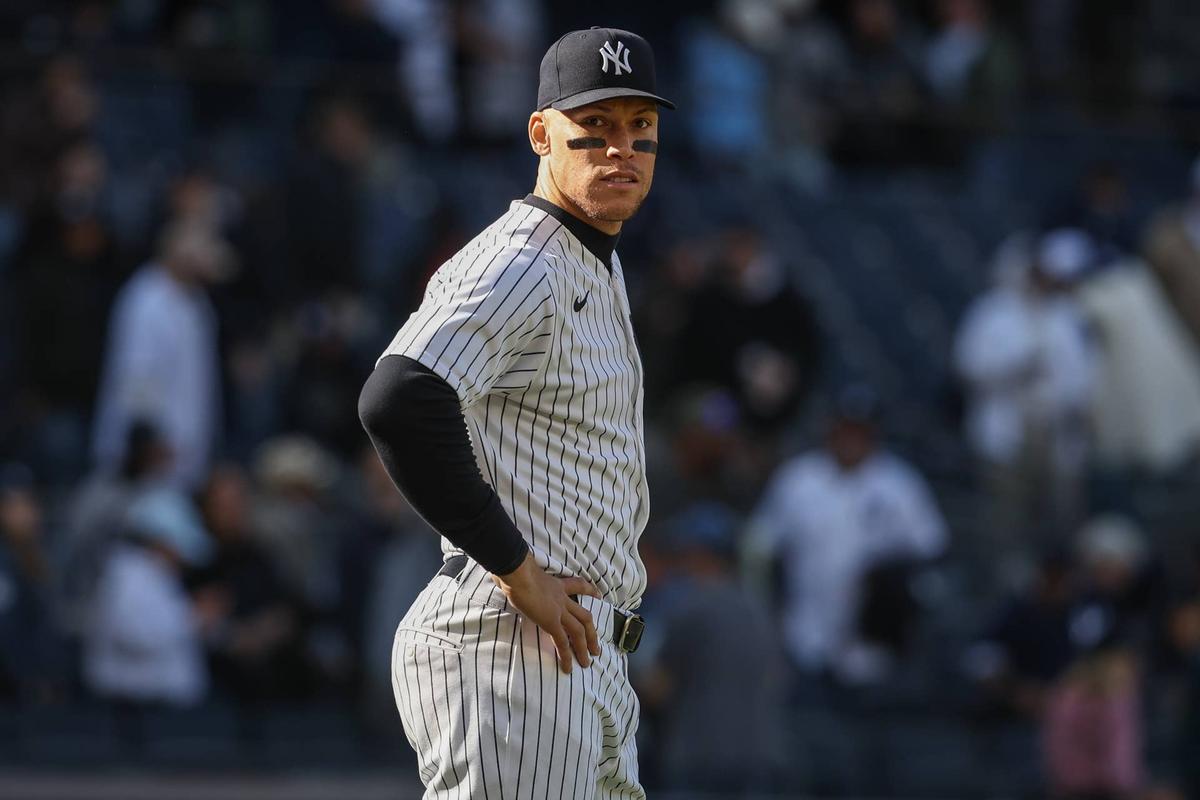  Aaron Judge pairs sub-15 percent chase rate with power, creating one of baseball's most stable OBP floors. Wendell Cruz-Imagn Images