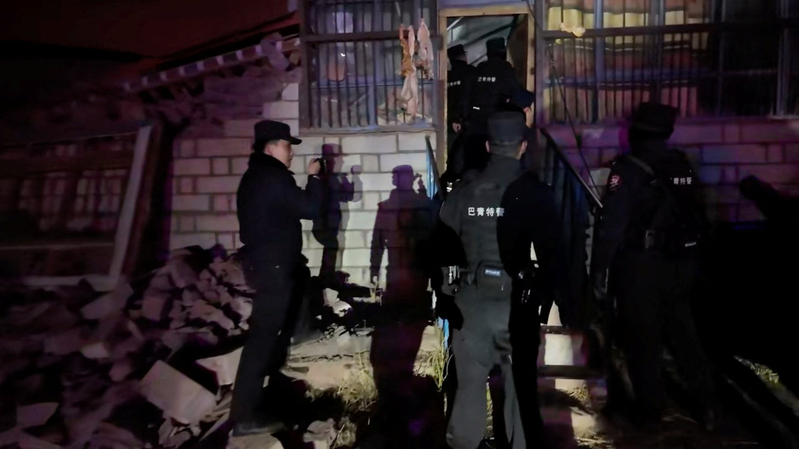 Earthquake of magnitude 7 strikes China's Tibet, killing 16, Xinhua reports 