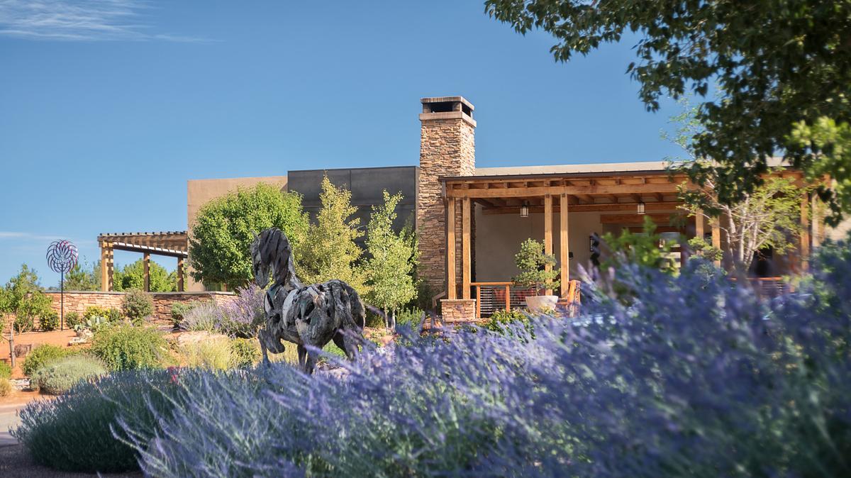 Four Seasons Rancho Encantado Resort Santa Fe was once a dude ranch and is a short drive from downtown Santa Fe.