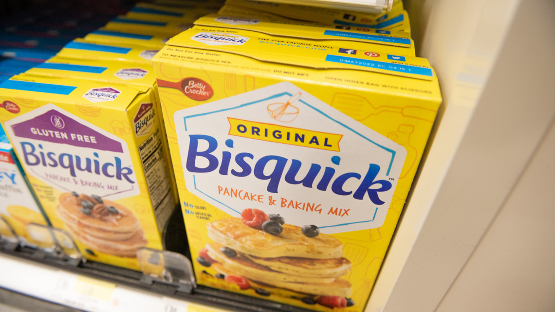 Bisquick Just Got a Sweet New Pancake and Baking Mix Inspired by a Breakfast Favorite 