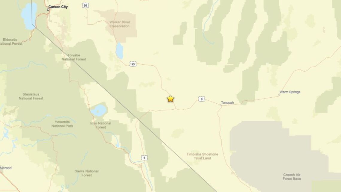 Update: 2.6 magnitude earthquake detected near Mina, NV on Aug. 11 