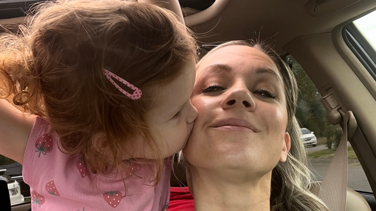 Kate Rapier and her adoptive daughter 5-year-old Gigi. 