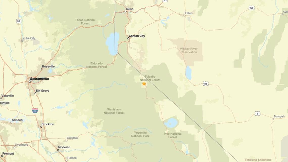 Update: Earthquake of 2.9 magnitude detected near Walker, CA on March 19 