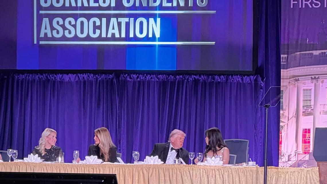 Trump evacuated after shots fired at Correspondents dinner 