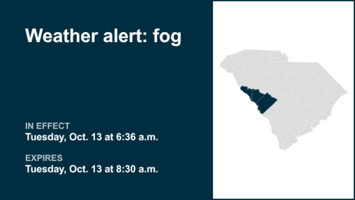 Expect reduced visibility with fog in Midlands Tuesday morning 