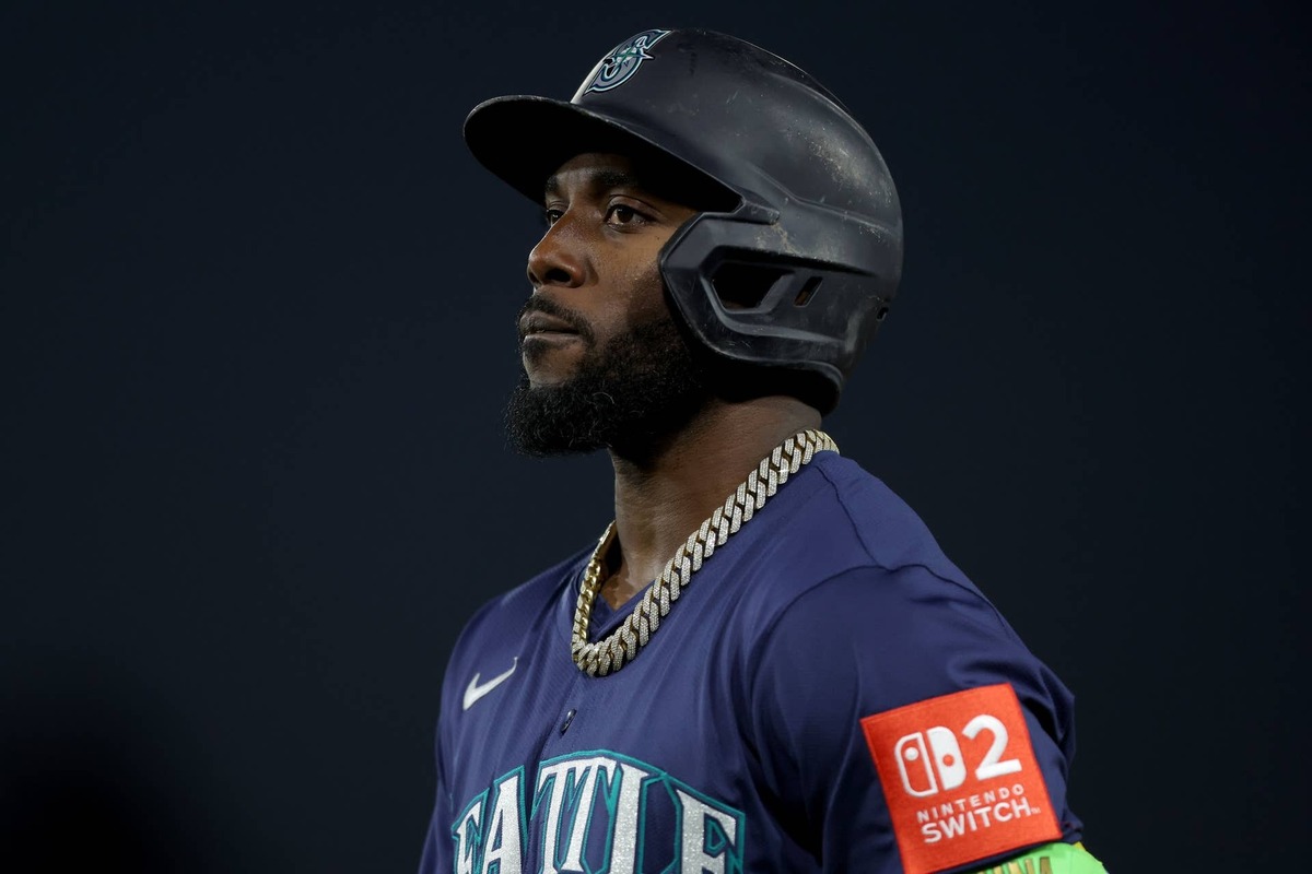 Seattle Mariners left fielder Randy Arozarena (56) © Dennis Lee-Imagn Images
