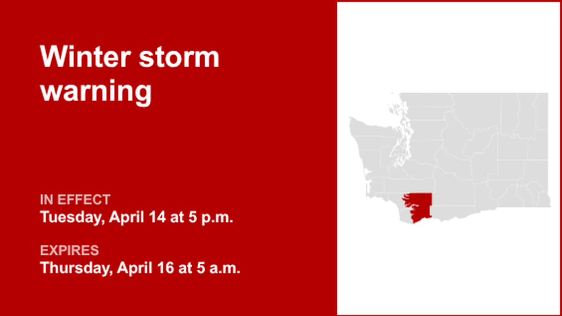 UPDATE: Winter storm warning in place for South Cascades until early Thursday morning 