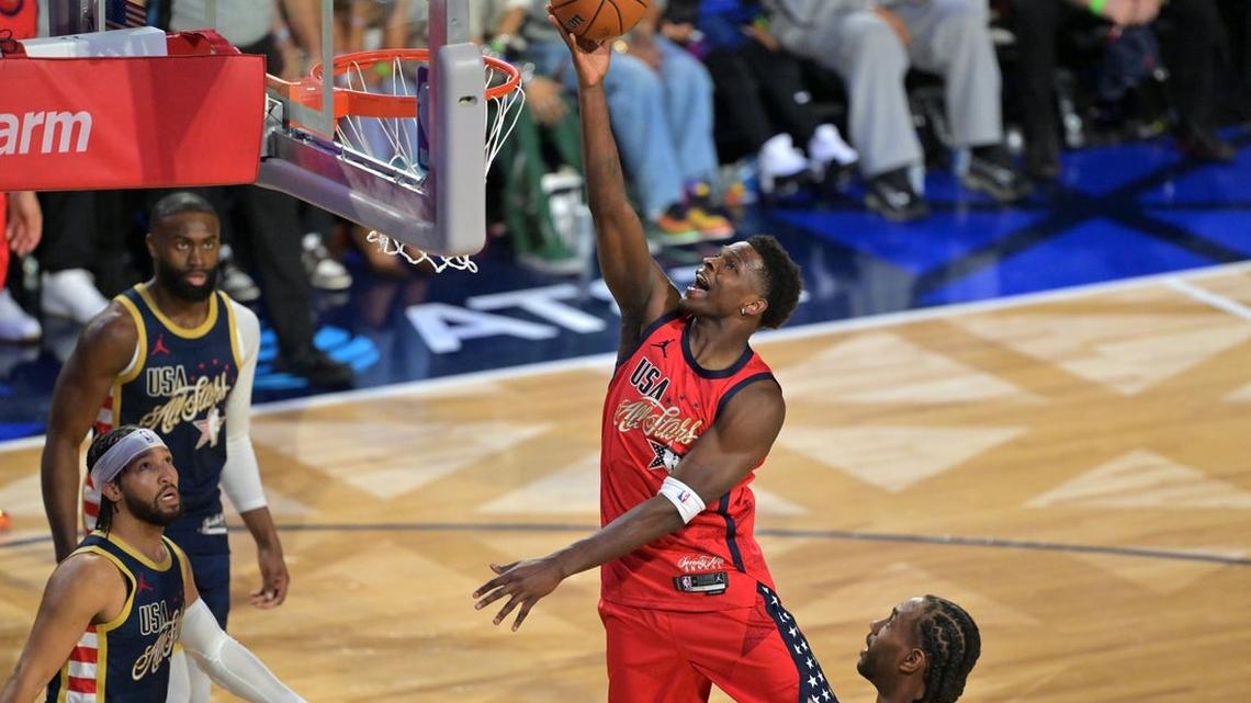 Anthony Edwards, youthful USA Stars prevail in new All-Star Game format