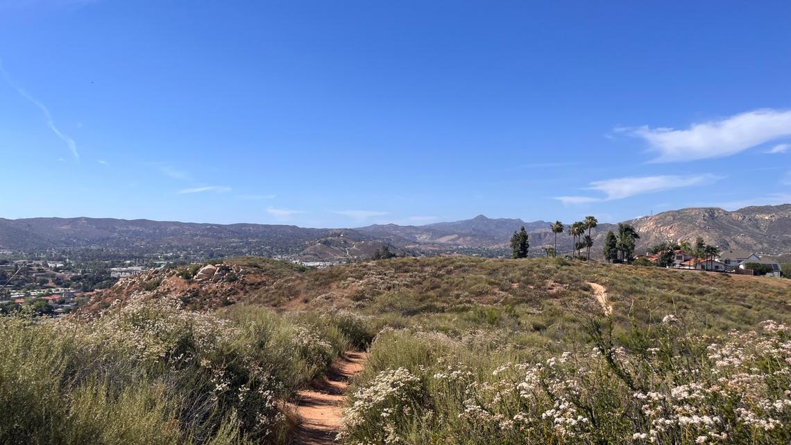 The Lakeside Linkage County Preserve in California includes some tough, steep sections along with ridge lines that feature big views of East County. (Maura Fox/The San Diego Union-Tribune/TNS)