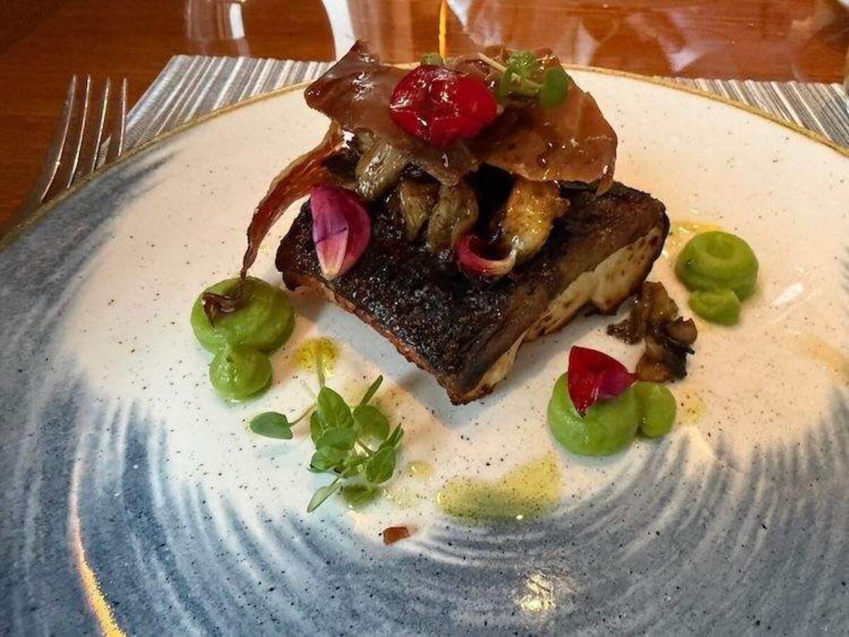  Our final dinner featured incredible dishes like this miso black cod, blending the best of different culinary worlds. Yet, looking back, the true luxury wasn’t the exquisite menu-it was realizing we had completely forgotten what it felt like to rush. Photo credit: Sharon Kurtz 