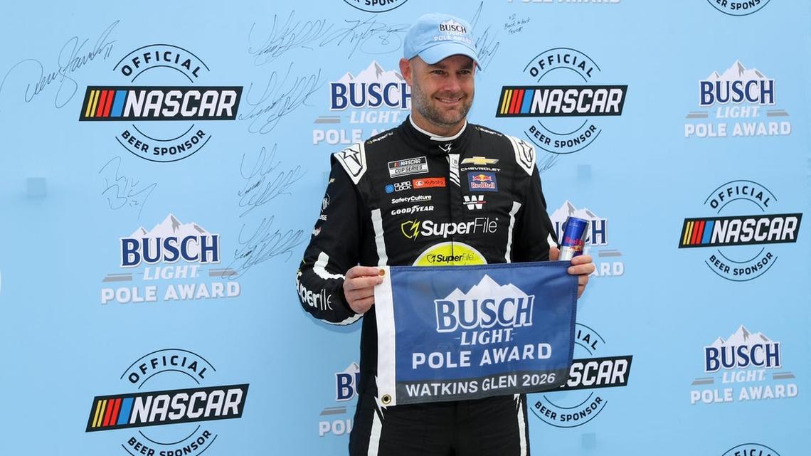 Shane van Gisbergen starts Watkins Glen defense with pole-winning run 