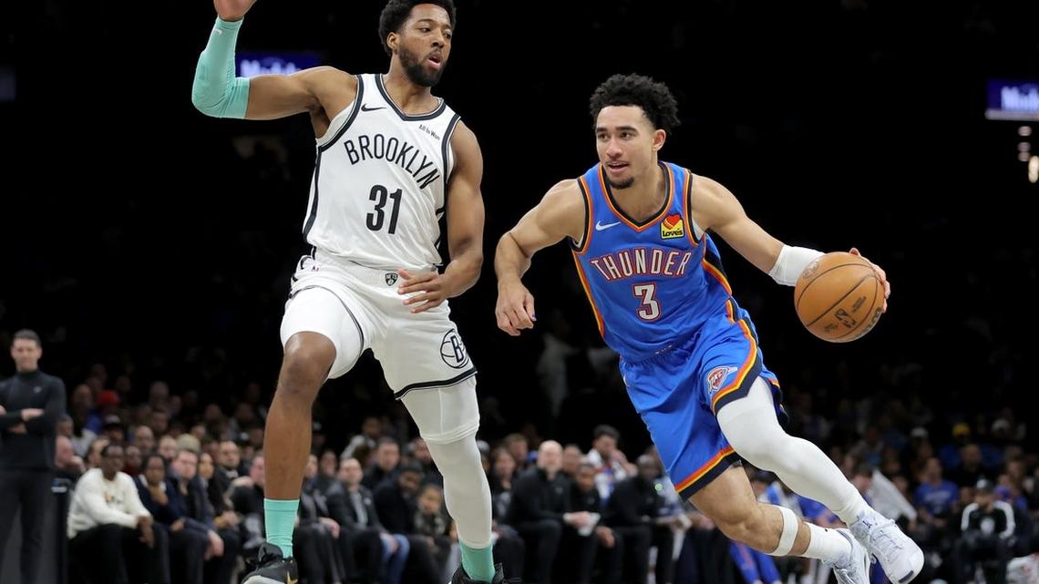 Jared McCain helping on both ends as rolling Thunder take on Wizards 