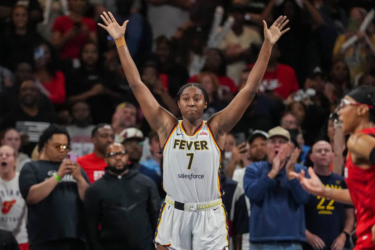  Indiana Fever forward Aliyah Boston. Dale Zanine-Imagn Images