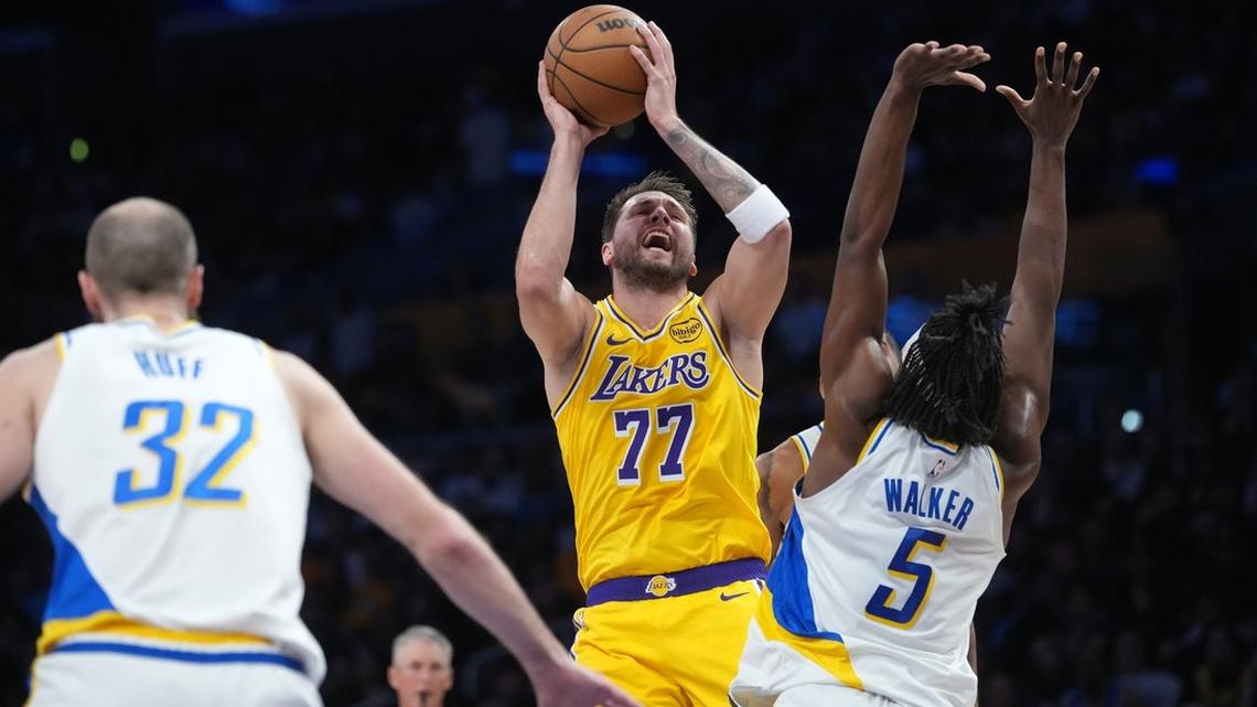 Luka Doncic joins elite club with 44 points in Lakers win 