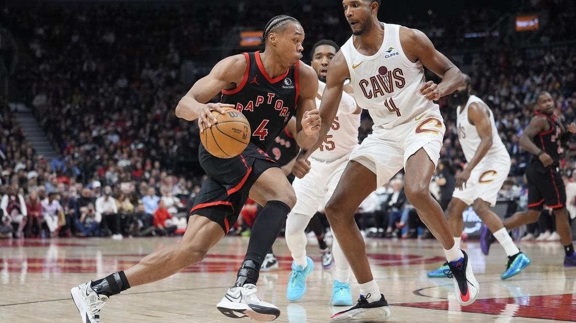Scottie Barnes, RJ Barrett help Raptors halve Cavs' series egde 