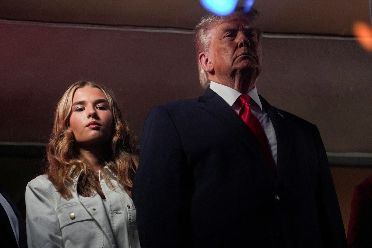U.S. President Donald Trump attends Game 3 of the NBA playoffs at Madison Square Garden in New York City, New York, U.S., June 8, 2026. REUTERS/Nathan Howard