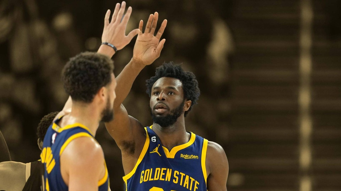 Andrew Wiggins reacted to Klay Thompson reunion in Miami 