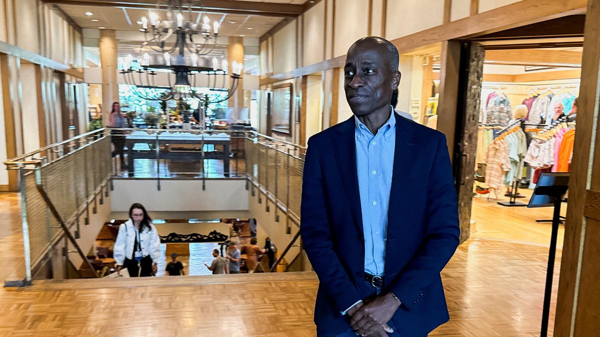 Federal Reserve Governor Philip Jefferson attends the Kansas City Fed's annual economic symposium in Jackson Hole, Wyoming, U.S., August 22, 2024. REUTERS/Ann Saphir