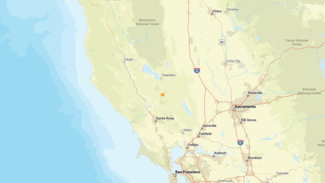 May 12: Earthquake of 3.0 magnitude registered near Middletown, CA 