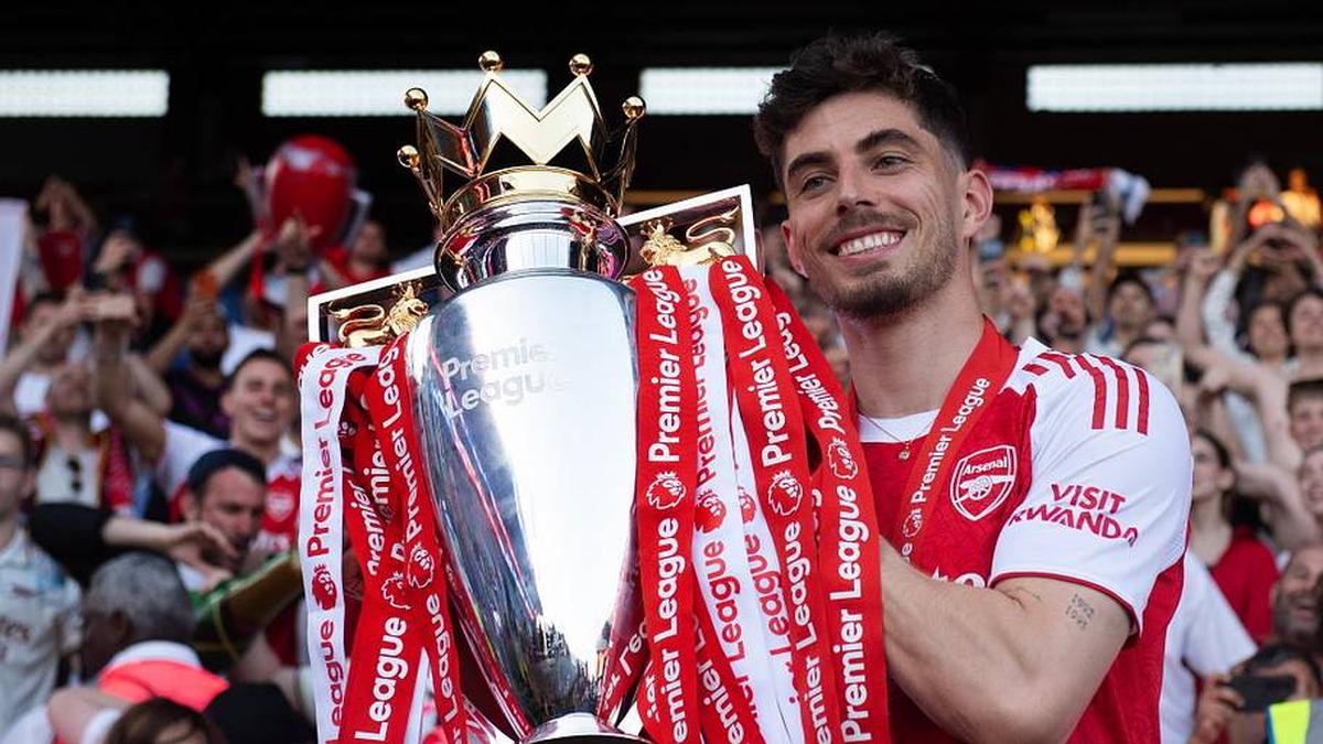  Kai Havertz won this trophy with Chelsea. | Visionhaus/Getty Images 