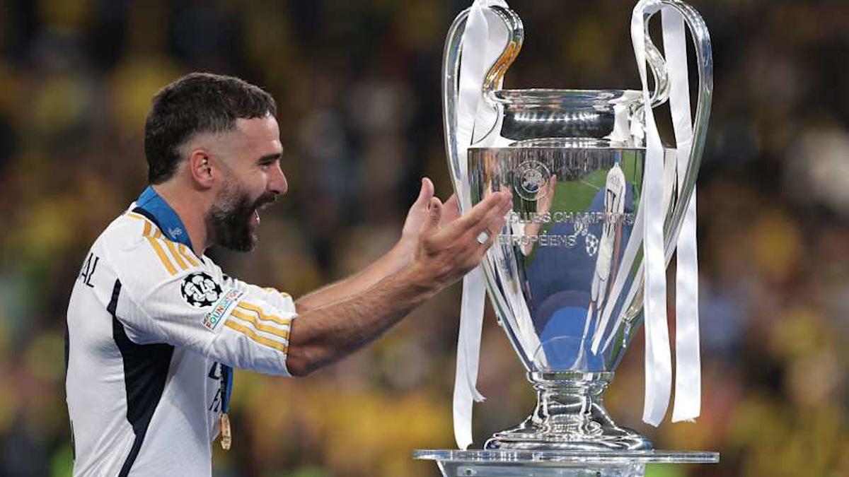  No player has ever won more European Cup finals than Dani Carvajal. | Jonathan Moscrop/Getty Images 