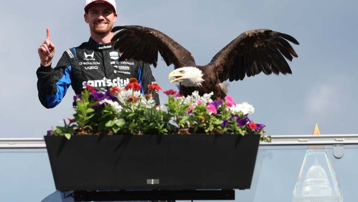 IndyCar driver Kirkwood wins first Freedom 250 race in D.C.