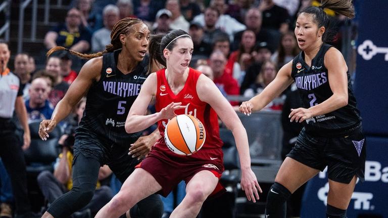 Caitlin Clark scores 22 in return as Fever fend off Valkyries  
