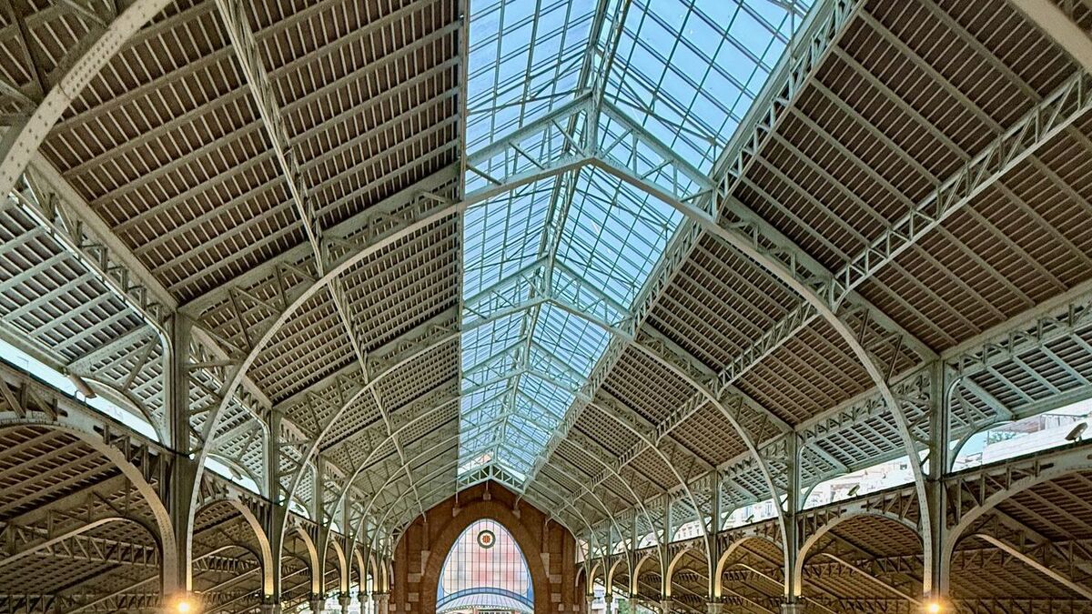Mercado de Colón is where to buy your ingredients for a really good paella.