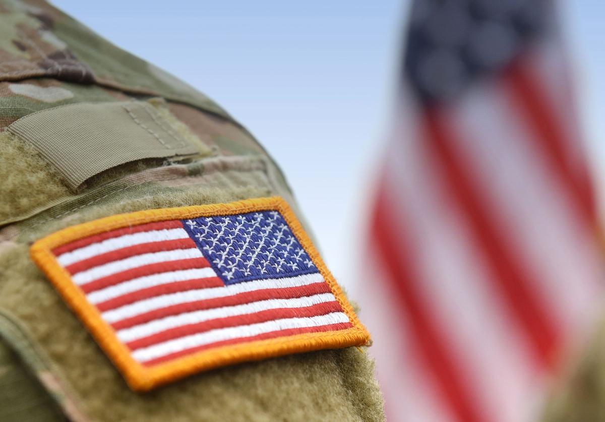 U.S. flag patch on a military uniform. Source: Getty Images. 
