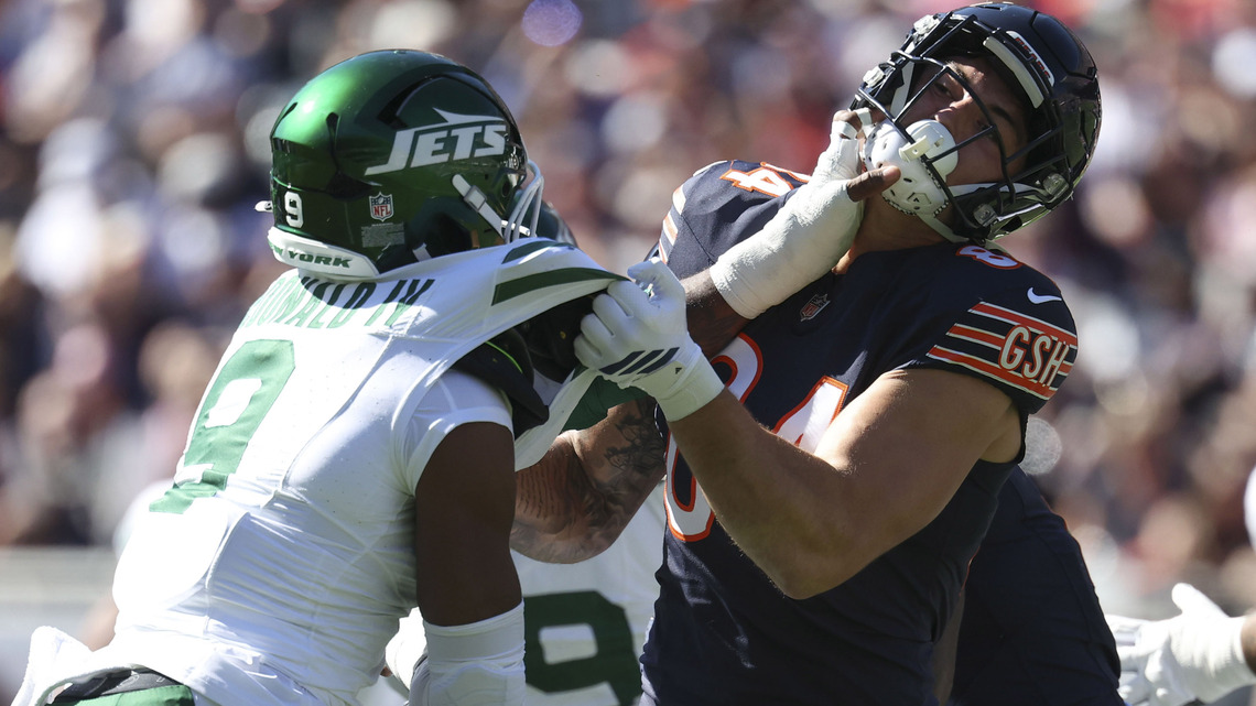 Brad Biggs: Ben Johnson wants a physical identity for the Bears. After 4 games, that is emerging. 