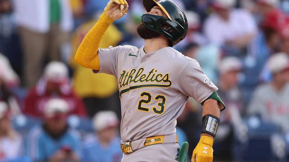  Shea Langeliers is having a career year for the Athletics in 2026. | Bill Streicher-Imagn Images 