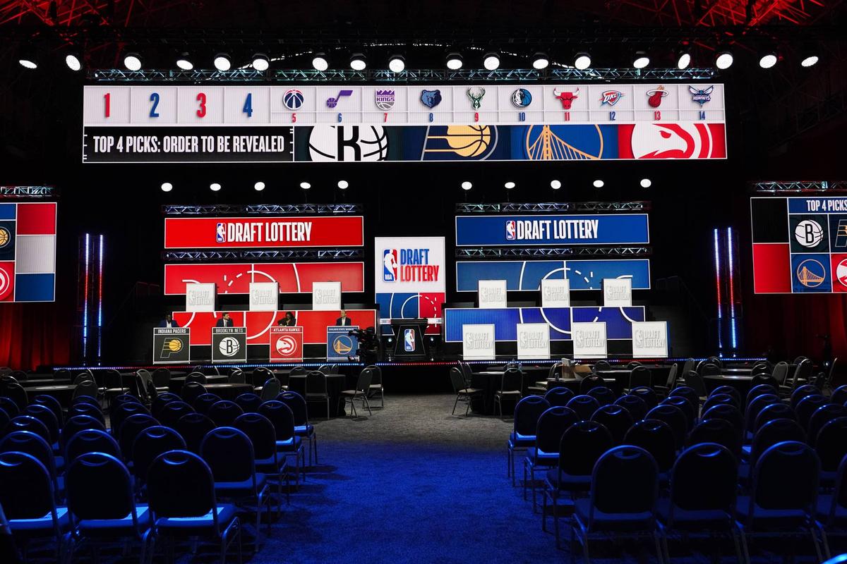  2026 NBA Draft Lottery at Navy Pier, Chicago, IL. David Banks-Imagn Images