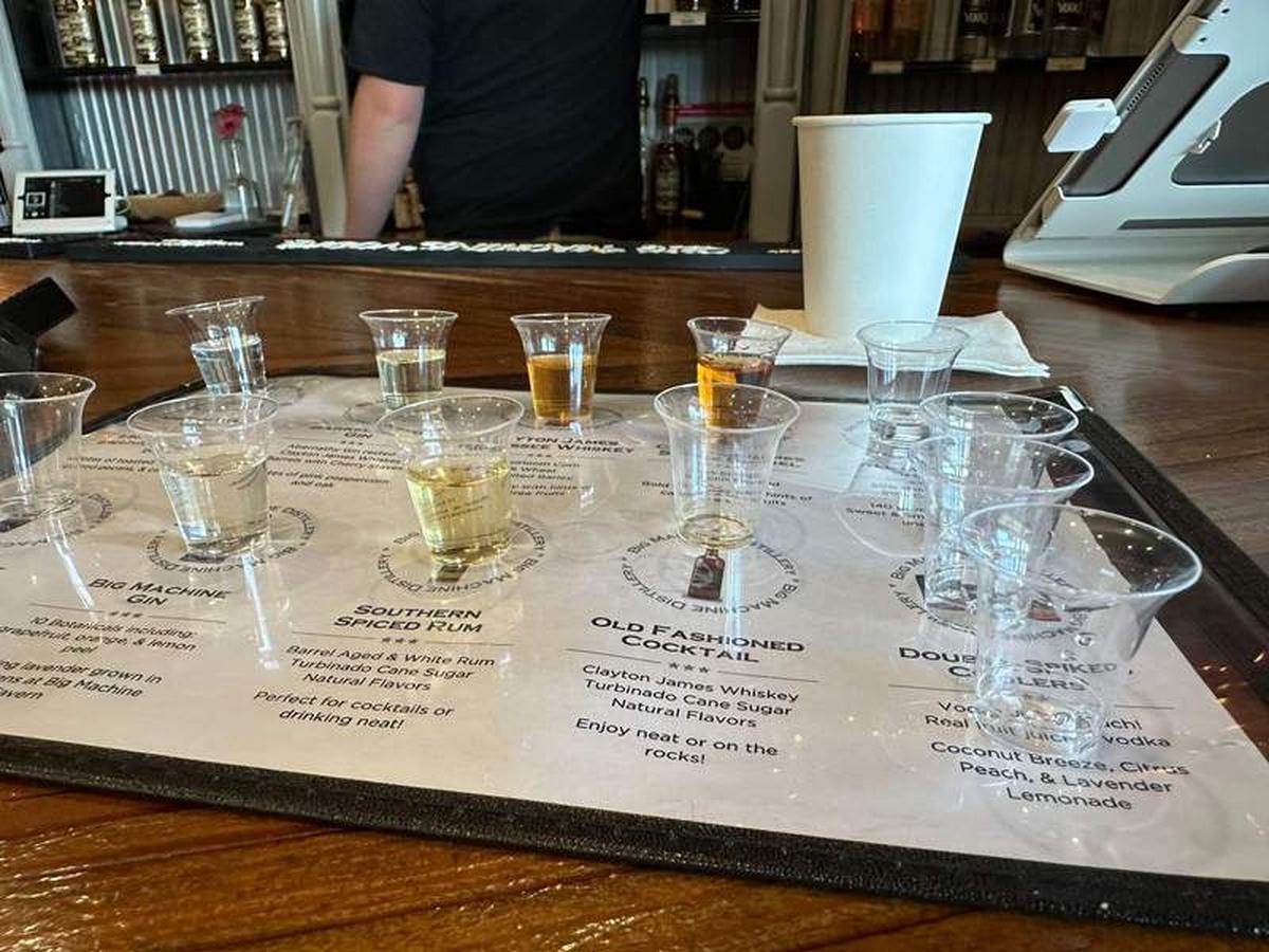  Tasting at Big Machine Distillery. Photo credit: Robin O'Neal Smith 