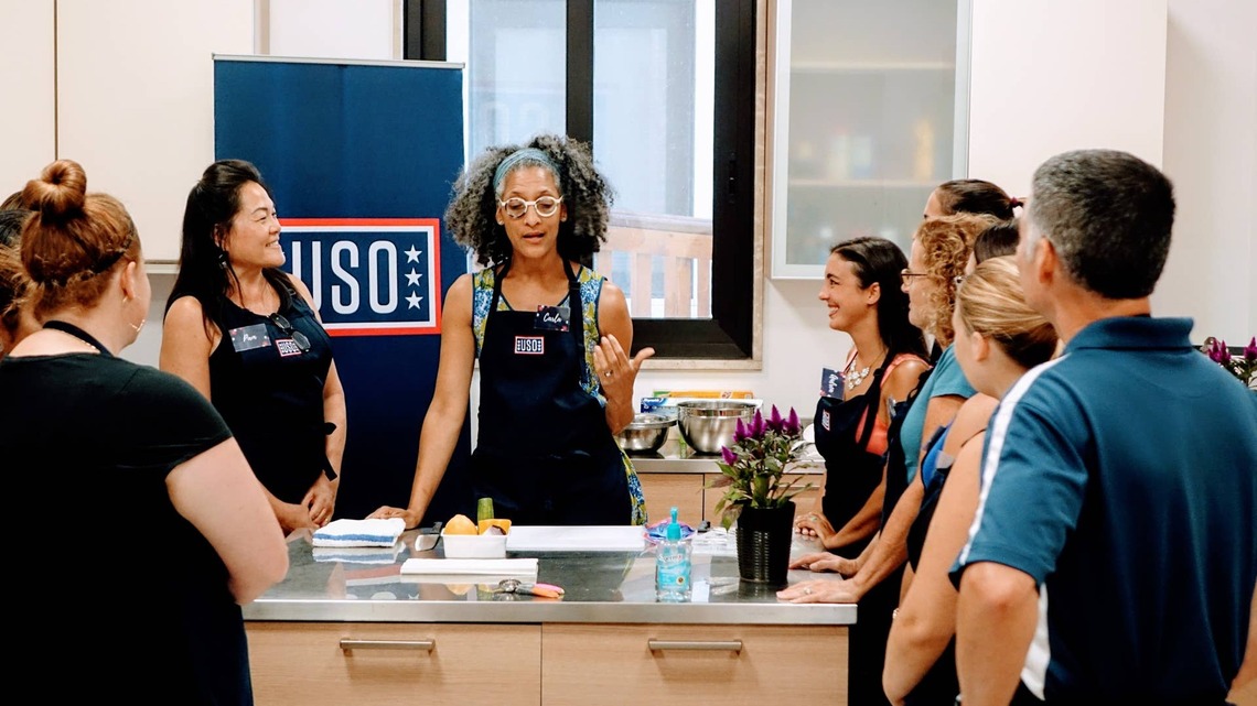 USO Welcomes Chef and TV Host Carla Hall as Global Ambassador (Exclusive) 