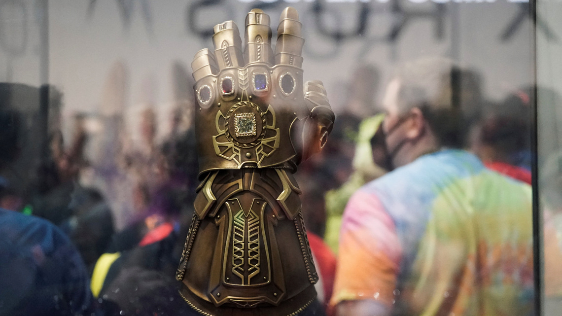 Marvel's gem-studded Infinity Gauntlet replica heads to auction in Abu Dhabi 